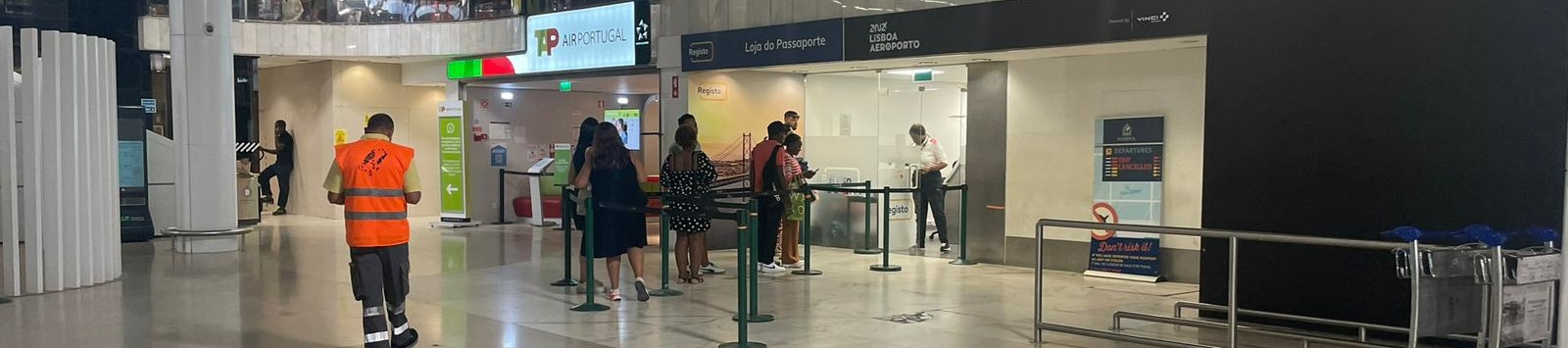 Loja do Passaporte בשדה התעופה