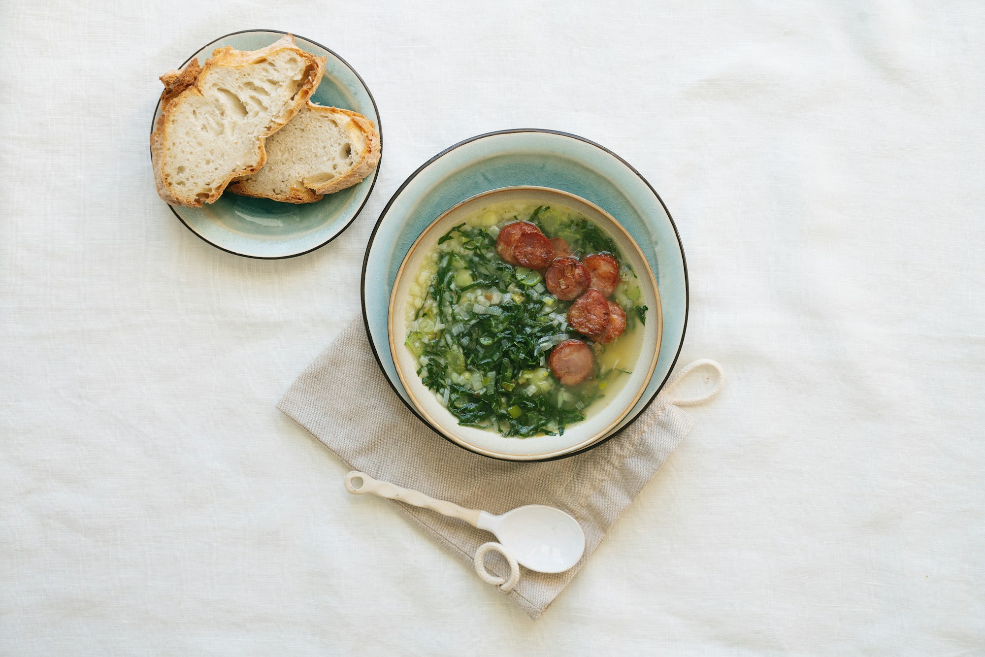 Caldo Verde. Traditional Portuguese Soup
